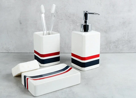 Мыльница Fixsen Tomy FX-231-4 синий | белый