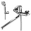 Смеситель Lemark Linara LM0451C для ванны с душем, хром - фото 1