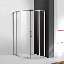 Душевой уголок Cezares Molveno MOLVENO-RH-2-110/80-C-Cr-IV 110x80x195 стекло прозрачное/профиль хром