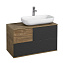 Тумба под раковину Aquaton Терра 1A247201TEKA0 85 дуб кантри/антрацит
