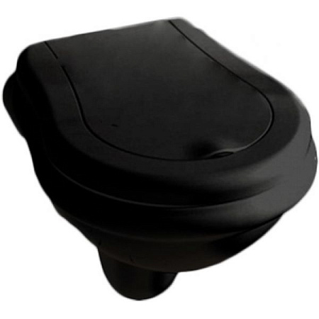 Унитаз подвесной Kerasan Retro 101504 nero фурнитура золото