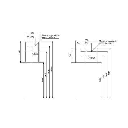 Зеркало Aquanet Оптима 00288962 50 белый матовый