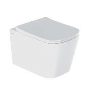 Унитаз подвесной безободковый IDDIS Bild BILRDSEi25 белый