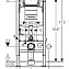 Система инсталляции Geberit Duofix UP320 Sigma Plattenbau 111.362.00.5 для подвесного унитаза - фото 2
