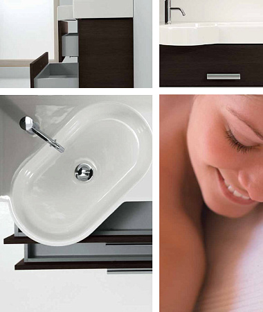 Раковина Hatria Area YVB0 90 L угловая