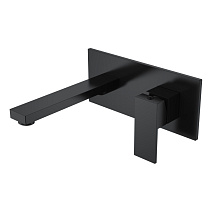 Смеситель Boheme Qubic 475-B для раковины, черный