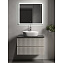 Мебель для ванной со столешницей Sancos Snob R 80 SNR80CE+TT80A1X Beige Soft/Black Sky