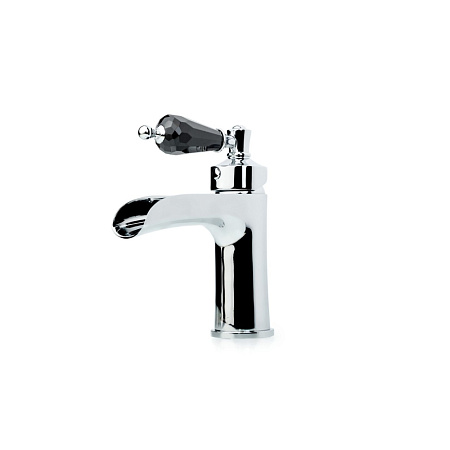 Смеситель Boheme Vogue 221-BSW для раковины, хром/черный Swarovski