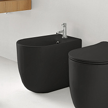 Биде напольное Kerasan Nolita 532031*1 черный матовый