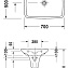 Раковина Duravit Puravida 2700700000 70 - фото 6