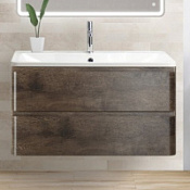 Тумба с раковиной BelBagno Albano ALBANO-900-2C-SO-RNG 90 подвесная, Robere Nature Grigio
