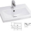 Тумба с раковиной Cersanit Lara SB-SZ-LARA-CO60/Wh 60 белый - фото 5