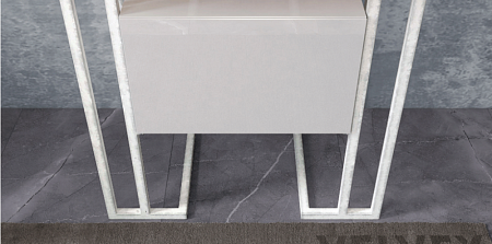 Металлические напольные конструкции Velvex Gelou 40 white