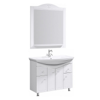 Мебель для ванной Aqwella Франческа FR0110 105 напольная, белый