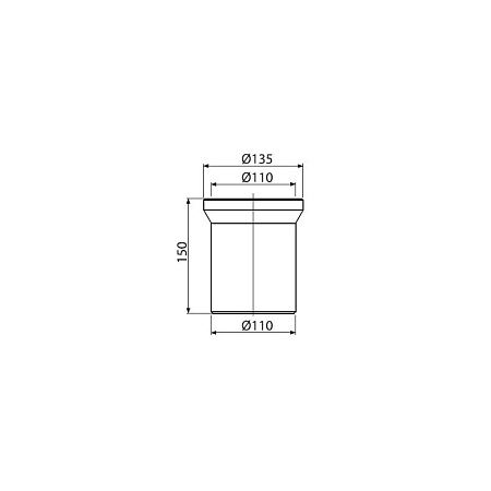 Отвод AlcaPlast A91-150