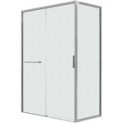 Душевой уголок Grossman Style 120.K33.05.1390.10.02 128-131x88,8-90x195 шиншилла/хром