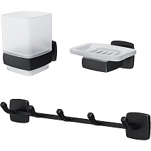 Набор аксессуаров для ванной Am.Pm GEM AK90B1903B черный матовый