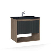 Тумба с раковиной Jorno Tossony Toss.01.70/P/DS-A/JR 70 дуб самдал/антрацит