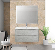 Мебель для ванной BelBagno Acqua ACQUA-1000-2C-SO-CVG 100 подвесная, Cemento Verona Grigio