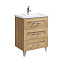 Тумба под раковину Aqwella Фостер FOS01073DS 70 напольная, 3 ящика, дуб сонома
