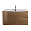 Тумба с раковиной Cezares Elettra 55527 100 rovere tabacco