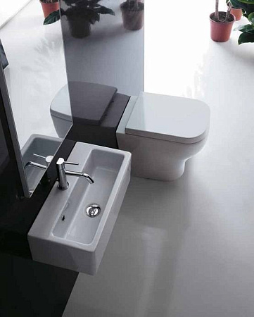 Чаша для унитаза приставного Galassia Plus Design 6113 белый