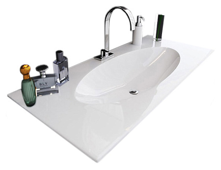 Мебельная раковина Aqwella Elegance 1000 белый