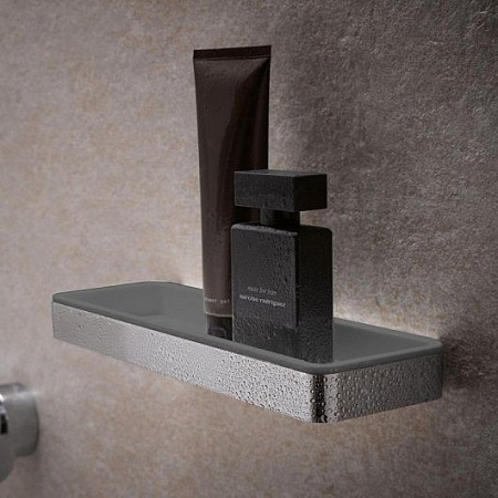 Полка Keuco Plan 14958010038 хром/светло-серый