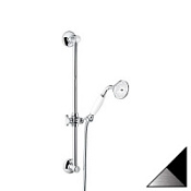 Душевой гарнитур Emmevi C02541OANC черный/хром