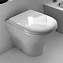 Чаша для приставного унитаза Kerasan Aquatech 371801 белый - фото 1