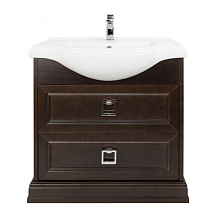 Тумба с раковиной Tessoro Foster TS-F9065-C-N 65 темный орех Тумба с раковиной Tessoro Foster TS-F9065-C-N 65 темный орех