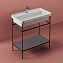 Консоль с раковиной ArtCeram Fuori Scala ACA057 56 42х77 moka
