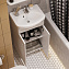 Мебель для ванной Aquaton Мира 1A104401MR010 45 белый - фото 2