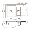 Кухонная мойка Omoikiri Daisen 78-2T-EV 78x51x23 эверест - фото 2