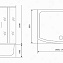 Душевой бокс Timo Standart T-1140 140x88x220 тонированное стекло/хром - фото 5