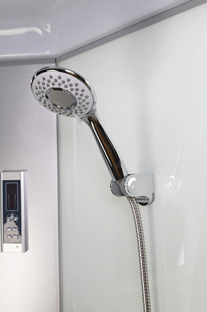 Душевая кабина Niagara Classic NG-43085-14QP 100x80x215 стекло матовое/профиль серебро
