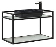 Консоль под раковину Allen Brau Liberty 1.33003.BB 90 черный браш