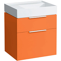 Тумба с раковиной Laufen Kartell by Laufen 4.0756.2.033.635.1 60 оранжевый глянцевый