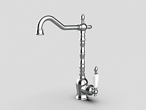 Смеситель GPD Retro MTE180 для раковины, хром Смеситель GPD Retro MTE180 для раковины, хром