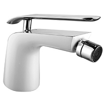 Смеситель Lemark Melange LM4908CW для биде, хром/белый