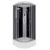 Душевая кабина Niagara Classic NG-3503-14P 80x80x215 стекло тонированное/профиль серебро