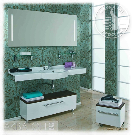 Зеркало с полкой Aquaton Отель 150