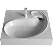 Раковина Jorno Buta 4627173210348 60 для стиральной машины, с кронштейном, белый