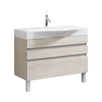 Тумба с раковиной Aqwella 5 stars Bergamo Ber.01.10/n/A 100 напольная акация