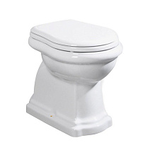 Унитаз приставной Kerasan Retro 101001 вертикальный выпуск, фурнитура бронза Унитаз приставной Kerasan Retro 101001 вертикальный выпуск, фурнитура бронза