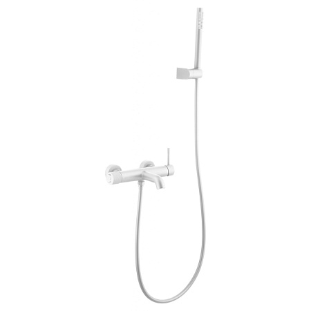 Смеситель Boheme Uno 463-MW для ванны, белый матовый