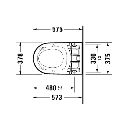 Унитаз подвесной Duravit ME by Starck 2510092000 с сиденьем SensoWash Starck f Plus 612000012000320