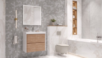 Мебель для ванной Velvex Gesso tpGES.70.2Y-25.21 70 дуб сонома/белый