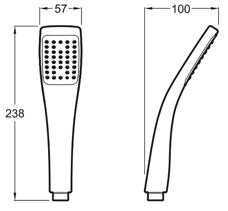 Душевая лейка Jacob Delafon Eo E3876-CP