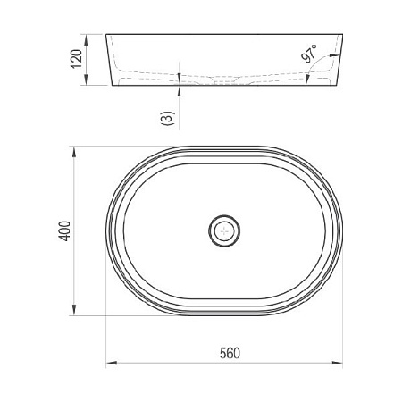 Раковина Ravak Moon 2 XJN01300002